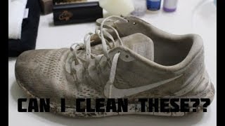 CAN I RESTORE THESE VERY DIRTY NIKE FREE RUNS [upl. by Entsirhc]