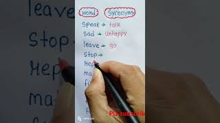 Words synonymssame meaning words in english shortvideo workhard [upl. by Aggri969]