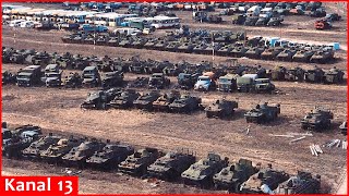 quotRusty empty hullsquot OSINT calculate how much Russian armored vehicles has left in warehouses [upl. by Nanete]