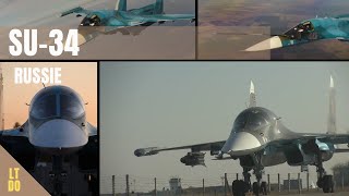 Les forces russes se dotent de nouveaux chasseursbombardiers Su34 [upl. by Lachish]