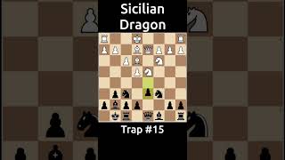 🔥 Sicilian Dragon Traps Unveiled  Trap 15 ♟️ [upl. by Meridith407]