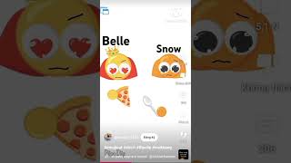 Emoji cat snow and emoji cat belle [upl. by Lauritz62]