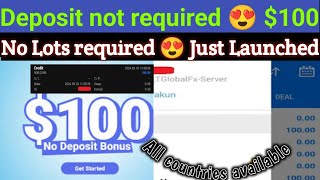 100 Forex no deposit bonus 2024  new no deposit bonus deposit not required 😍  all countries avail [upl. by Clotilde78]