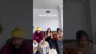 Multilingual singing ✨  Jiya Jale ft RamyaPothuri and Smiley Singh [upl. by Terena]