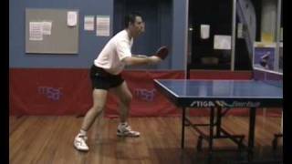 Table Tennis Backhand Block [upl. by Alenoel424]