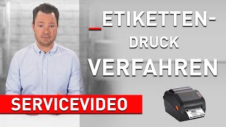 Welche EtikettendruckVerfahren gibt es  Etiketten für deine Produkte drucken  Servicevideo [upl. by Aitnas]