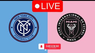 New York City FC vs Inter Miami CF Live Football Match 2024  United States Major League Soccer Live [upl. by Ellett930]