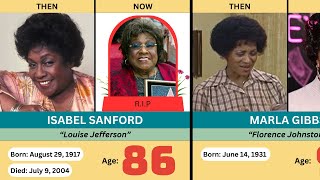 The Jeffersons 1975–1985 Then and Now 2024 ★ How They Changed [upl. by Jacinta]