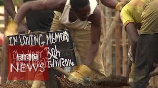 Ebola Virus Grave digging in Sierra Leone [upl. by Theone]