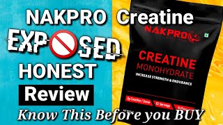 Nakpro Micronized Creatine HONEST review  with LAB TEST [upl. by Aneerehs]