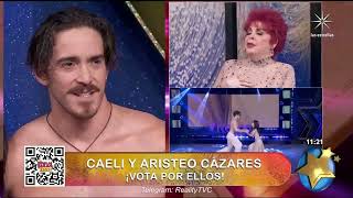 Baile Eliminación 8 de Noviembre 2024  Aristeo Cázares y Caeli Las Estrellas Bailan en Hoy 2024 [upl. by Ellenyl]