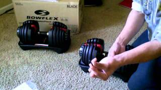 Bowflex SelectTech 552 Dumbbells Unboxing [upl. by Eintihw]