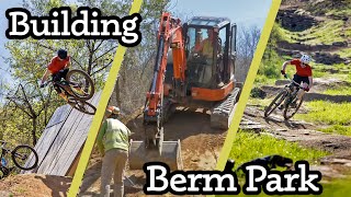 Building Berm Park from Start to Finish Compilation [upl. by Ayle868]