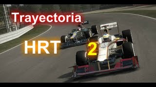 F1 2012  Trayectoria HRT  Sepang International Circuit  Dificultad Leyenda HD [upl. by Ylevol]