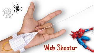 SpiderMan web shooter making easy  How to make Spider Man web shooter with paper  paper craft [upl. by Cohe]