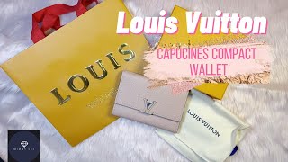 Louis Vuitton Capucines Compact Wallet [upl. by Yerag240]