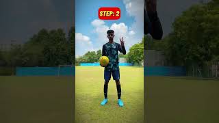 Easy 3 Steps Learn Neck Stall Skills Tutorial and Tricks  Football Skills ⚽️💯 shorts SwagatoJr [upl. by Irpac]