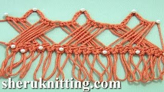 Way to Develop Hairpin Crochet Strip [upl. by Yngiram]