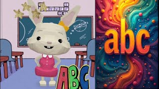 Learn ABC with little bunnyalphabetlearningfortoddlerssong [upl. by Paul]