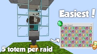 Easiest Raid Farm for Minecraft Bedrock 120 [upl. by Reba]