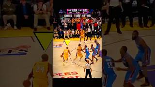 PART 1  When Kobe Faced Young Thunder 📽️ OKC vs Lakers Game 4 Ending nba shorts [upl. by Enileda]