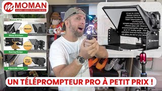 Un Téléprompteur Pro HD 12 Pouces à Moins de 160€  Moman MT12 Qualité Pro Métal à Petit prix [upl. by Alram]