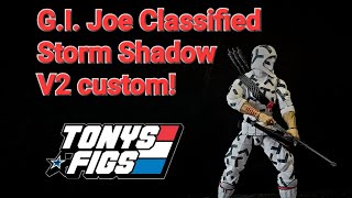 GI Joe Classified Series Storm Shadow V2 custom [upl. by Anina]