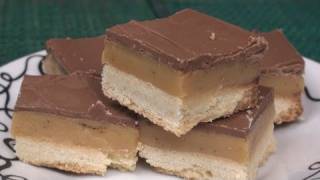 Caramel Shortbread Millionaires Shortbread Recipe [upl. by Feltie869]