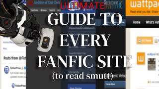 Ultimate Guide to every Fanfiction Site Out There [upl. by Atteuqram531]