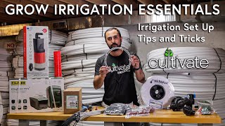 Grow Irrigation Setup Essentials Netafim FloraFlex Irrigation Tips [upl. by Katina]