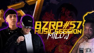 MILO J  BZRP Music Sessions 57  REACCION [upl. by Neellek]