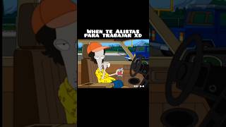 Antes de ir al Trabajo americandad funny humor shorts shortsfeed shortsviral [upl. by Nhguaval]