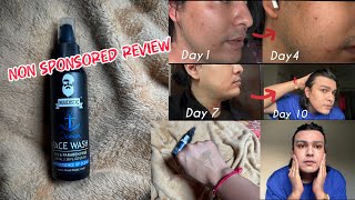 Muuchstac Ocean Face Wash Review  India’s Best Face Wash For Men [upl. by Berthoud]