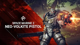 Warhammer 40000 Space Marine 2  Official NeoVolkite Pistol Trailers [upl. by Nixie50]