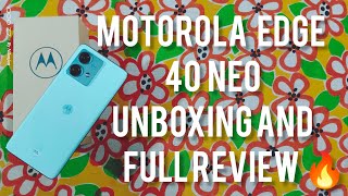 Motorola Edge 40 Neo Soothing Sea Unboxing And Full Review 🔥🔥 [upl. by Ten]