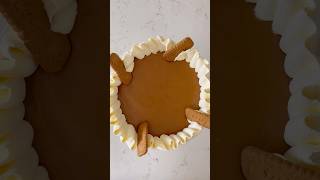 Biscoff pumpkin cheesecake cheesecake biscoff thanksgiving viralvideo [upl. by Yma]