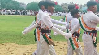 District Level Parade on eve of 78th Happy Independence Day [upl. by Ahseenak]