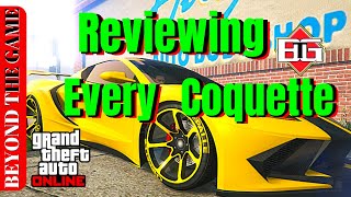 ALL Invetero COQUETTES  Review Customizations Road amp Speed Test  GTA Online [upl. by Santini]