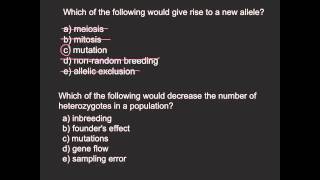 Which of the following give a rise to a new allele [upl. by Brittani]