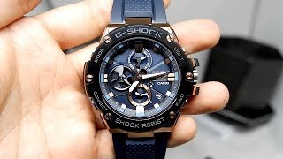 CASIO GSHOCK GSTEEL GSTB100G2A ORIGINAL UNBOXING [upl. by Dent]