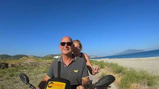 Vanuit Hotel Samos Sun op de scooter naar Ireon 4K [upl. by Barnes686]