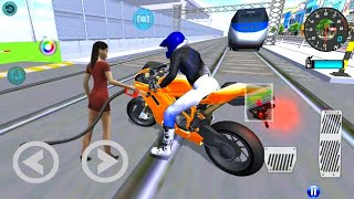 🔴LIVE✅3D Driving Class Simulator Bullet Train Vs Motorbike Bike Driving Game  Android Gameplay [upl. by Oedama]