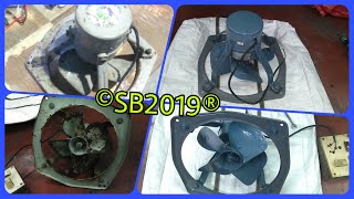 CROMPTON GREAVES TRANS AIR 9 2013 EXHAUST FAN RESTORATION FROM JUNK CONDITION [upl. by Yelrahc]