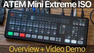 Blackmagic ATEM Mini Extreme ISO Overview and Live Demo [upl. by Nester]