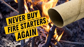 Never Buy Fire Starters Again  The Easiest Home DIY Fire Starters [upl. by Reagen123]