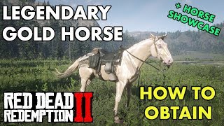 Legendary Gold Horse  Red Dead Redemption 2  How To Obtain Buell [upl. by Skiest]