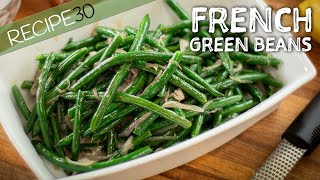 Best Side Dish Green beans French Style [upl. by Rekrap]