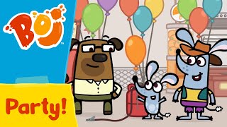 Boj  Party Time with Boj 🎊  Full Episodes  Cartoons for Kids [upl. by Dorina]