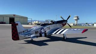 T51D Mustang first flight South Africa [upl. by Irrol]