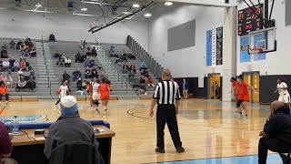 Cosby girls basketball guard Malia Bullock hits runner in loss to Monacan Feb 2 2022 [upl. by Nasya]